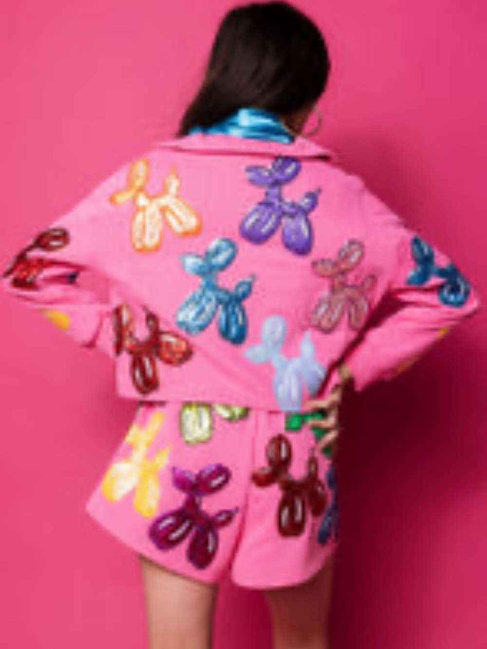 Queen of Sparkles Balloon Dog Shorts - Picture 2 of 2